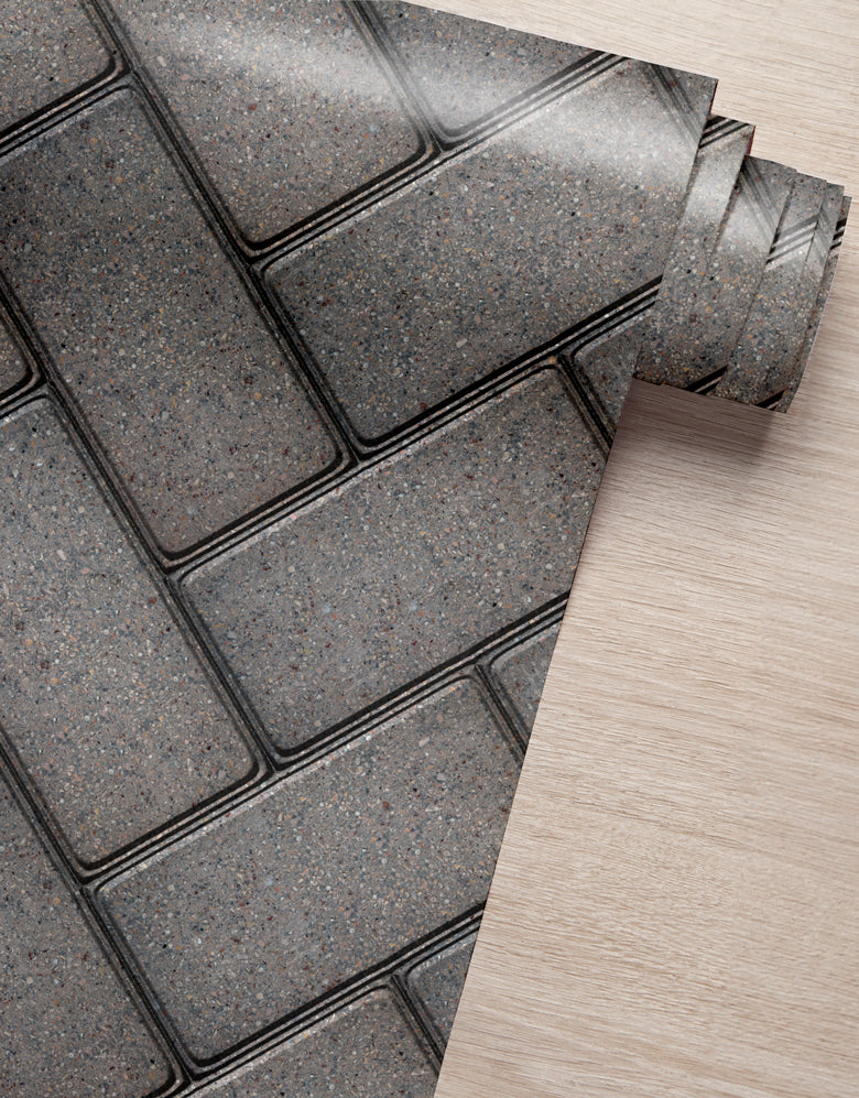 Adesivo para Piso Lajota Zig Zag