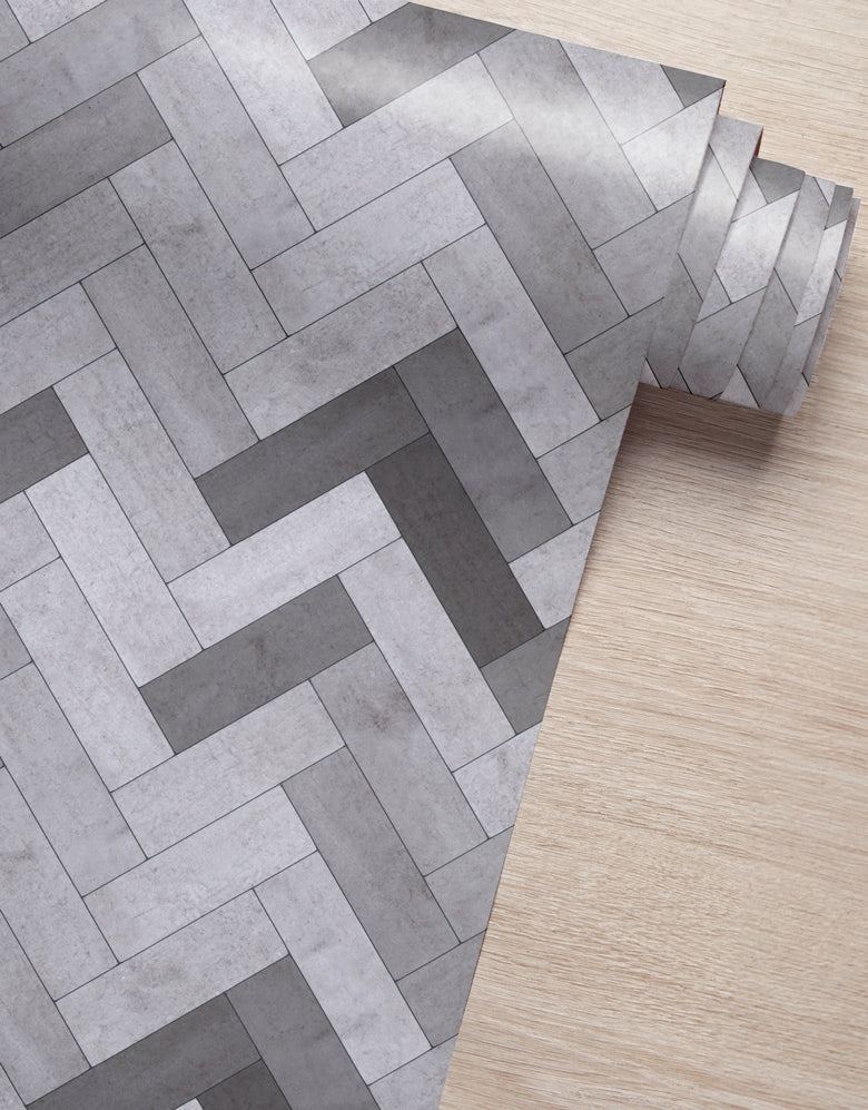 Adesivo para Piso Tacos de Cimento Queimado