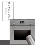 Adesivo para Fogão Escovado Inox