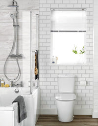 KIT DE 7 ROLOS - 1,50m x 50cm - Papel de Parede Tijolinho Metro White