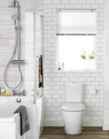 KIT DE 6 ROLOS - 1,00m x 50cm - Papel de Parede Tijolinho Metro White