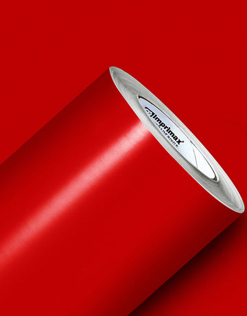 Adesivo de Envelopamento Vermelho Tomate Brilho