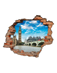 Adesivo Decorativo Buraco 3D Big Ben