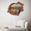 Adesivo Decorativo Buraco 3D Cidade