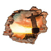 Adesivo Decorativo Buraco 3D Cristo Redentor