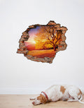 Adesivo Decorativo Buraco 3D Fim de Tarde
