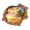 Adesivo Buraco 3D Fim de Tarde Praiano