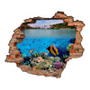 Adesivo Buraco 3D Fundo do Mar