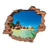 Adesivo Decorativo Buraco 3D Praia