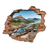 Adesivo Decorativo Buraco 3D Rio da Montanha