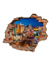 Adesivo Decorativo Buraco 3D Vegas
