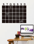 Adesivo de Lousa Formas Calendário 01