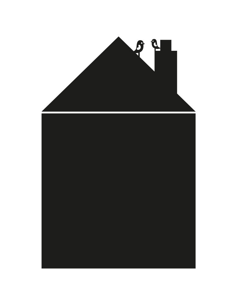 Adesivo de Lousa Formas Casa