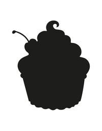 Adesivo de Lousa Formas Cupcake