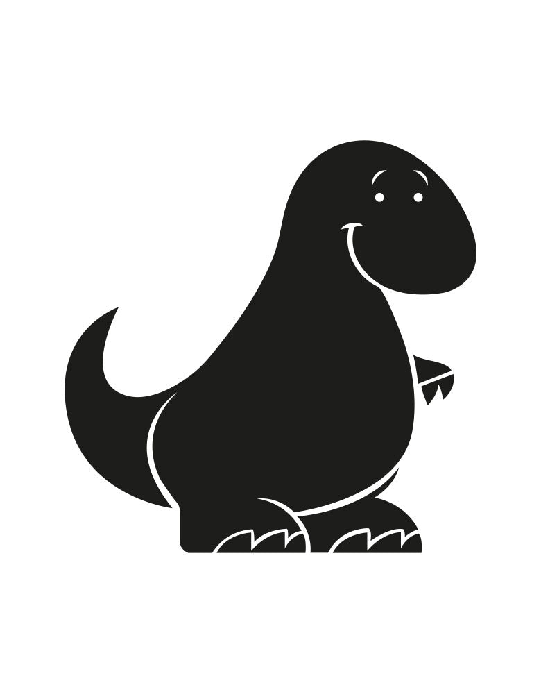 Adesivo de Lousa Formas Dinossauro 01