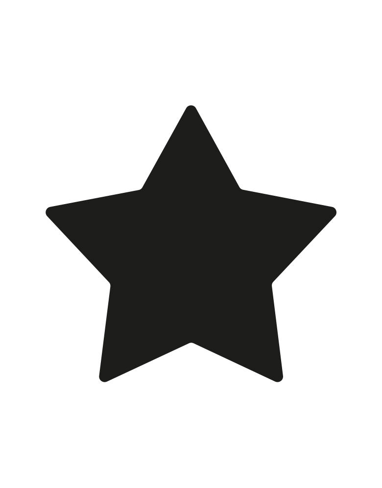 Adesivo de Lousa Formas Estrela