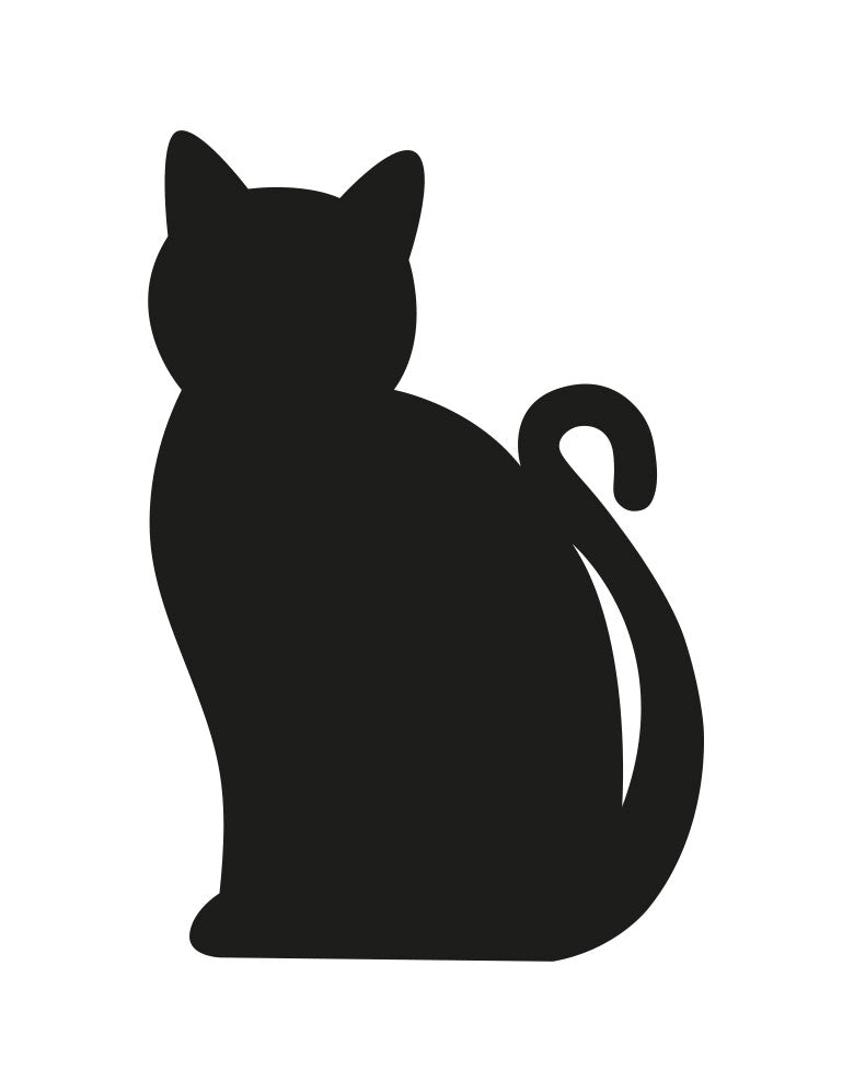Adesivo de Lousa Formas Gato