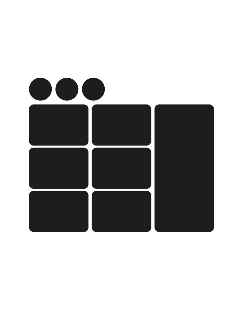 Adesivo de Lousa Formas Lembrete