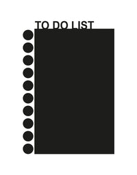 Adesivo de Lousa Formas Lista de Tarefas