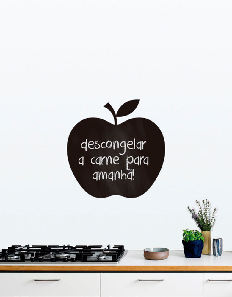 Adesivo de Lousa Formas Maçã