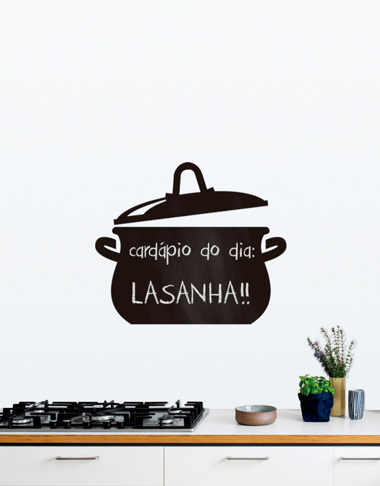 Adesivo de Lousa Formas Panela