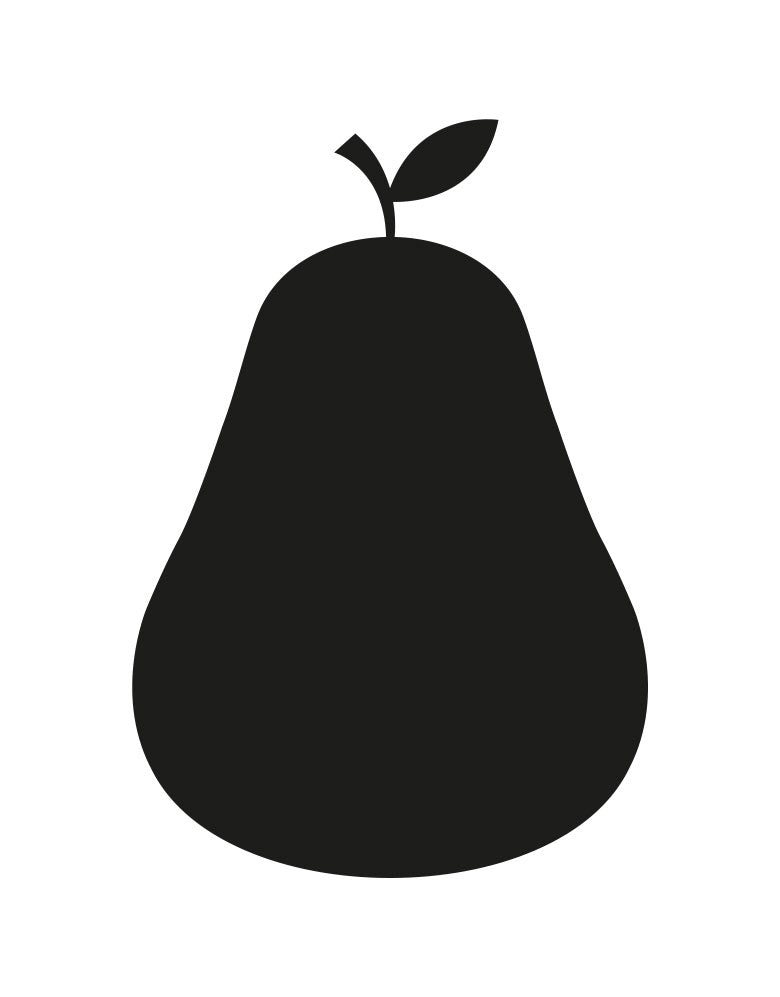 Adesivo de Lousa Formas Pêra