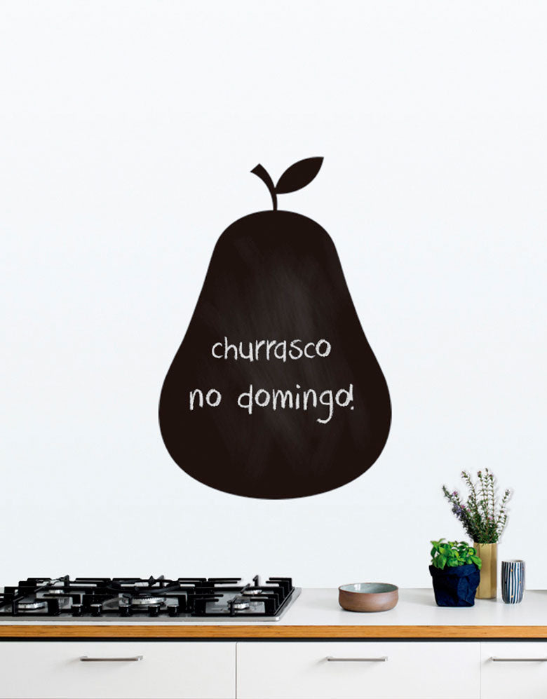 Adesivo de Lousa Formas Pêra