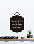 Adesivo de Lousa Formas Placa