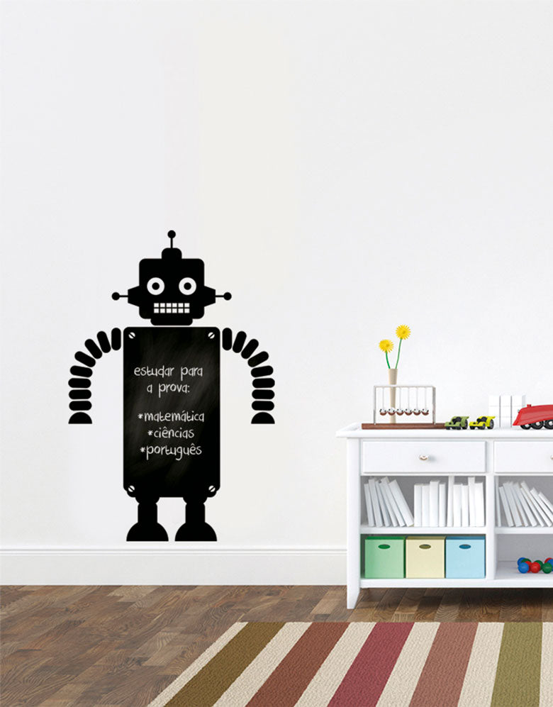 Adesivo de Lousa Formas Robô