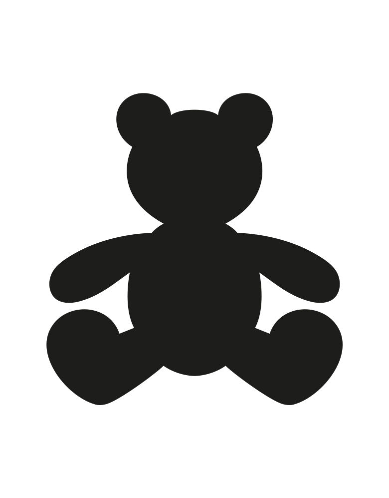 Adesivo de Lousa Formas Ursinho