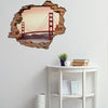 Adesivo Decorativo Buraco 3D Golden Gate