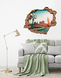 Adesivo Decorativo Buraco 3D Londres