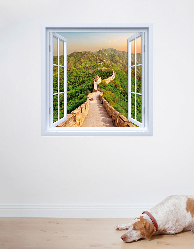 Adesivo de Janela Muralha