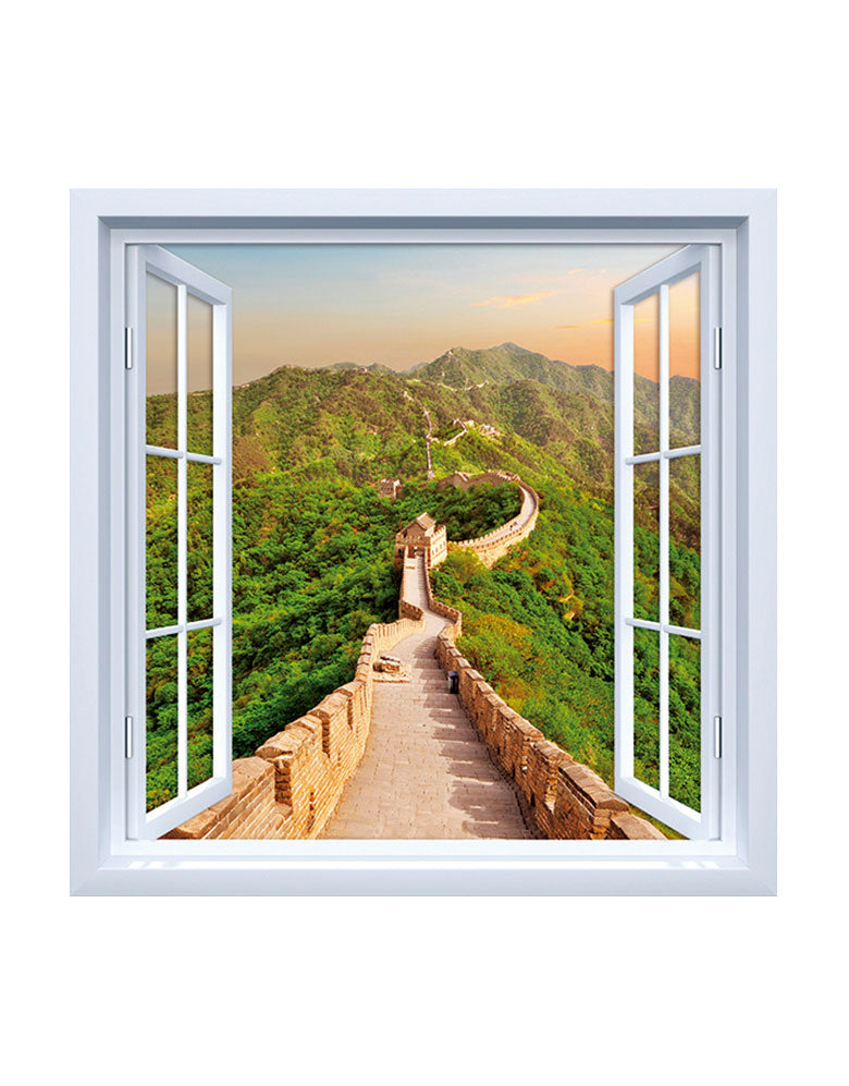 Adesivo de Janela Muralha da China