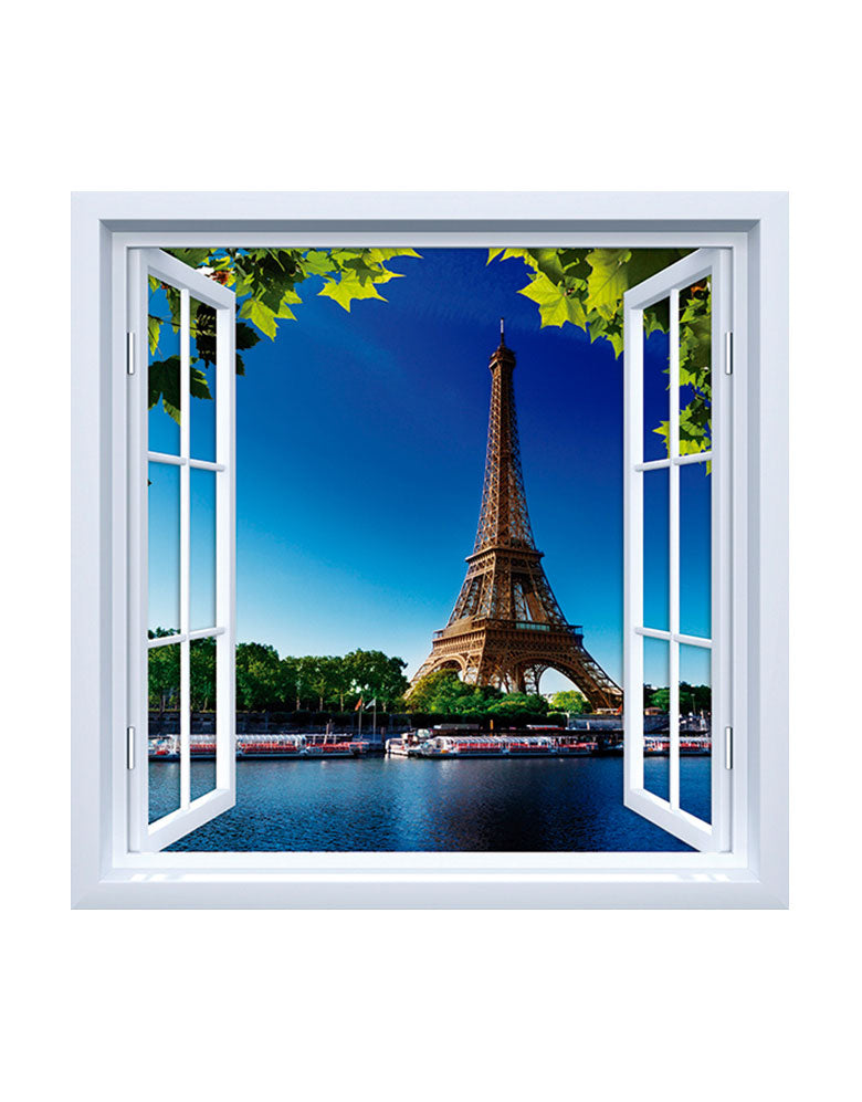 Adesivo de Janela Paris Outono