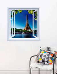 Adesivo de Janela Paris Outono