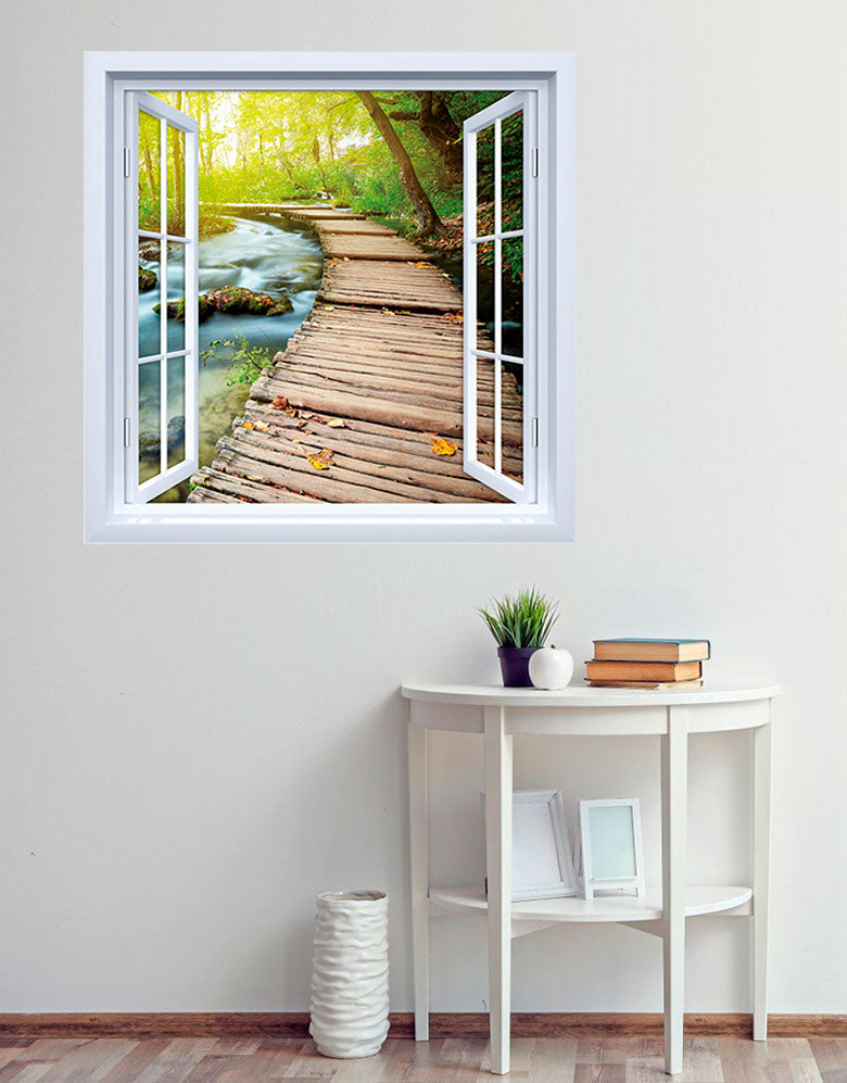 Adesivo de Janela Passagem do Lago