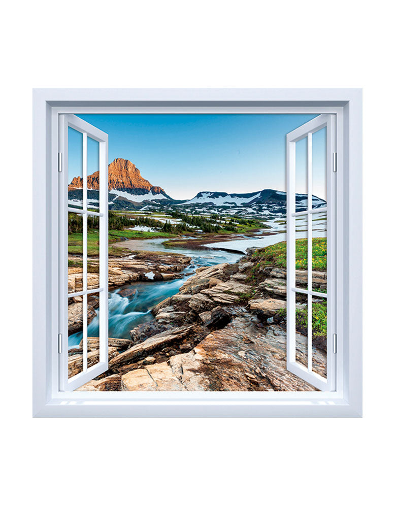 Adesivo de Janela Rio da Montanha