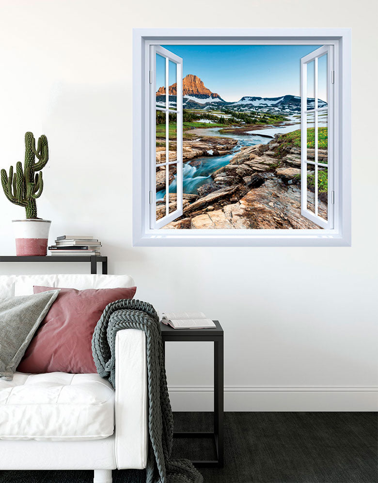 Adesivo de Janela Rio da Montanha