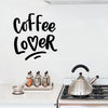 Adesivo Lettering Coffee Lover