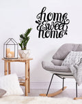 Adesivo Lettering Home Sweet Home