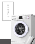 Adesivo para Máquina de Lavar Branco Brilho