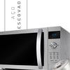 Adesivo para Microondas Escovado Inox