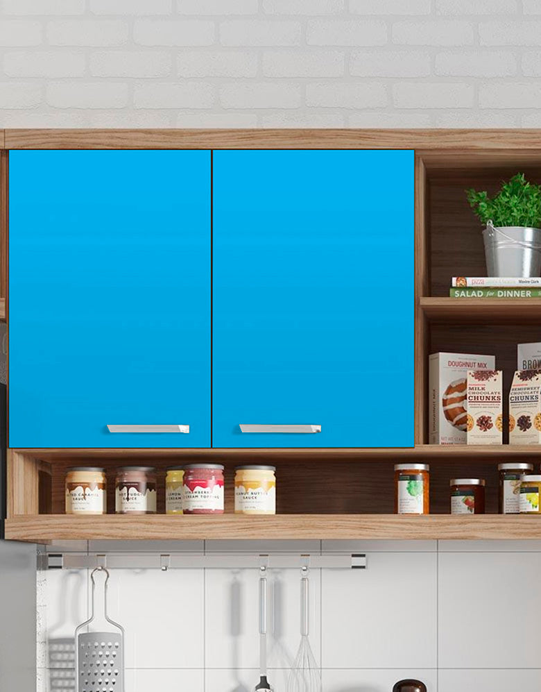 Adesivo de Envelopamento Azul Céu