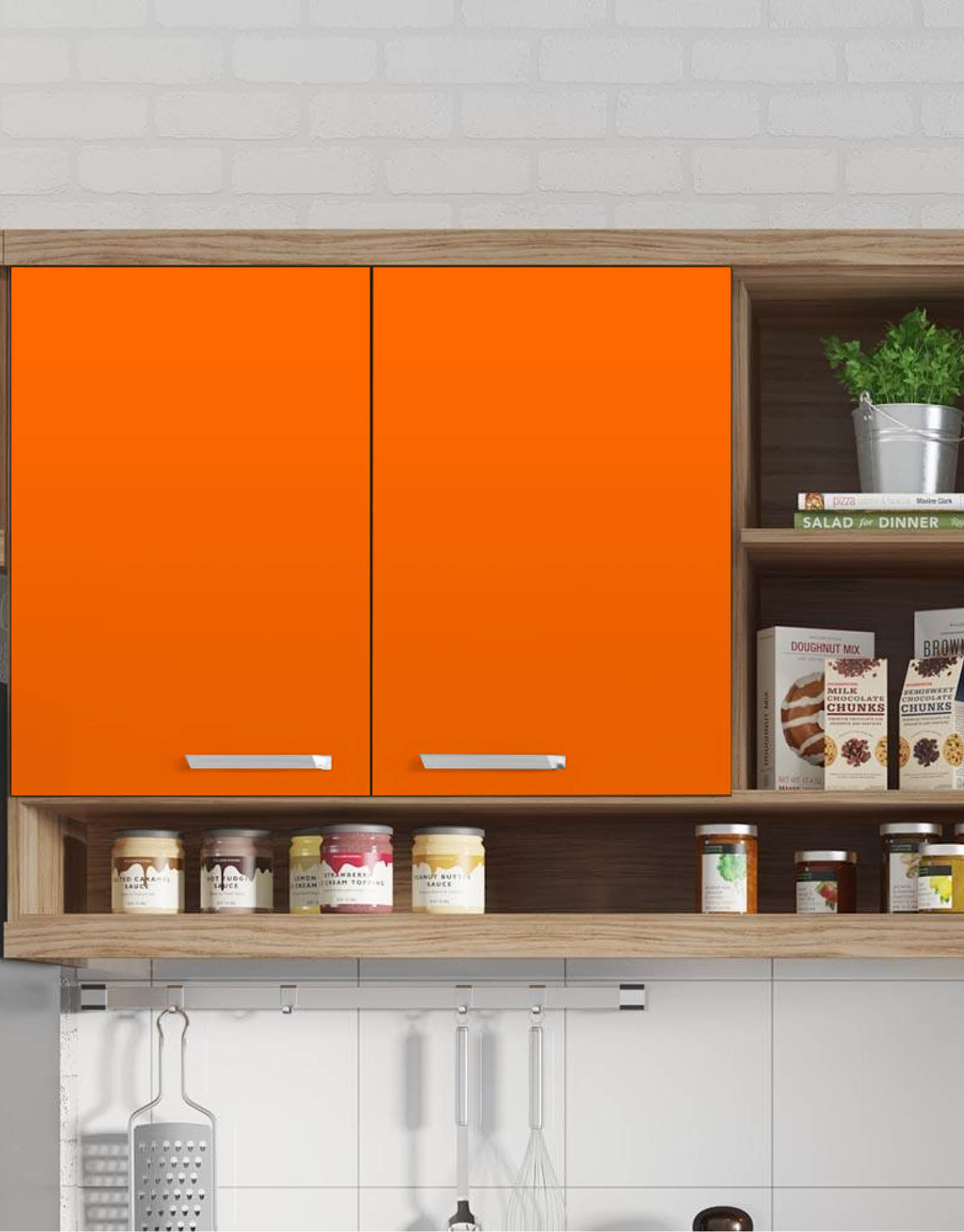 Adesivo de Envelopamento Laranja