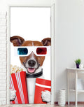 Adesivo Para Porta Dog Cinema