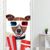 Adesivo Para Porta Dog Cinema