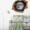 Adesivo Decorativo Buraco 3D Lua Cheia