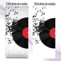 Adesivo Para Porta Disco Vinil