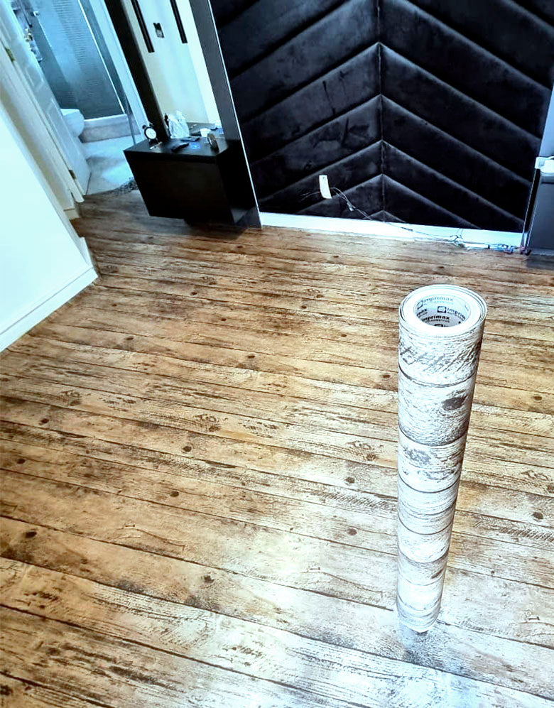 Adesivo para Chão Tábua